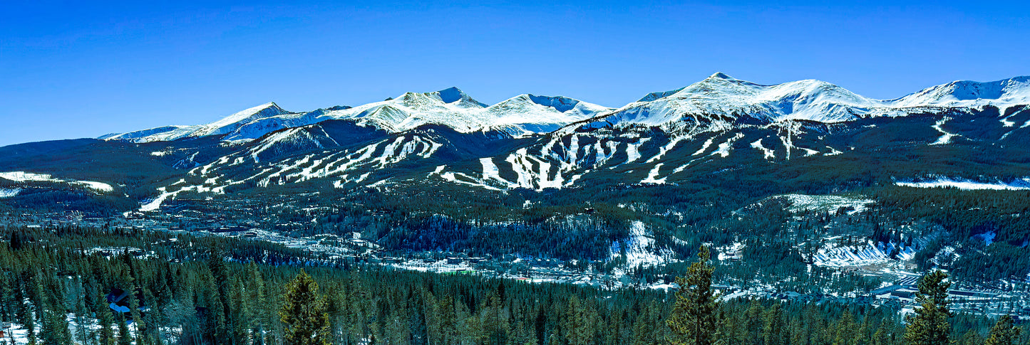 Breckenridge Colorado Panorama Canvas Print