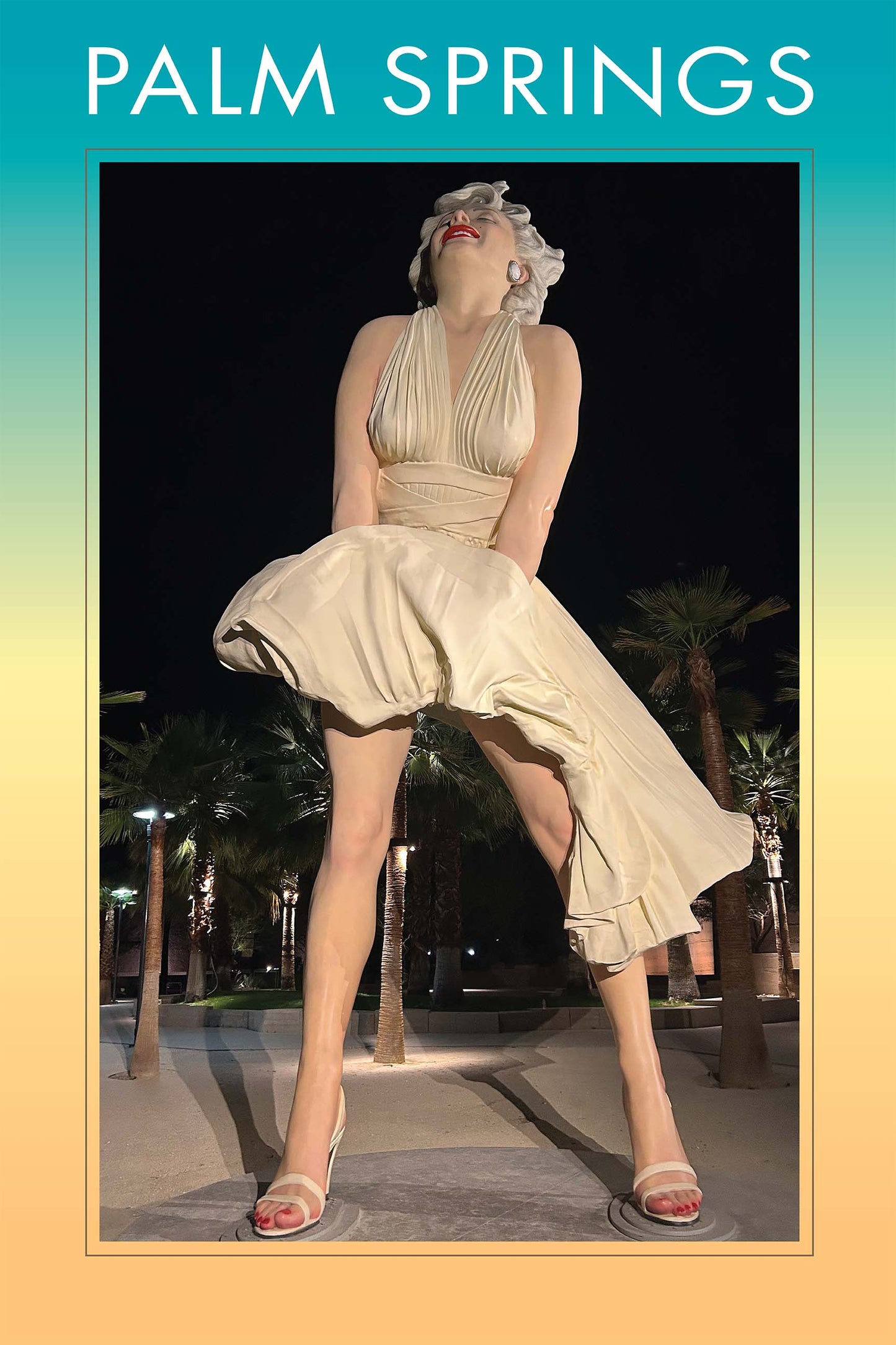 Marilyn Monroe Palm Springs Canvas Print